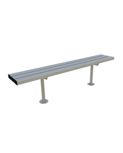 Backless Slatted Bench – 1800m long